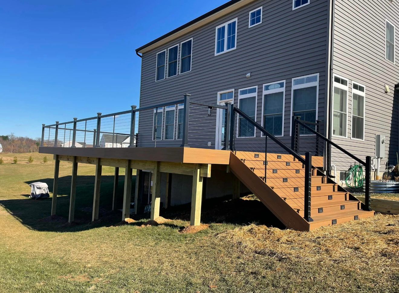 Cable Railing Deck Project